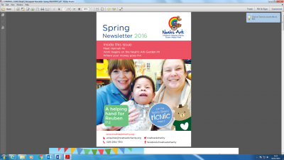 Noah's Ark Charity newsletter - Spring edition