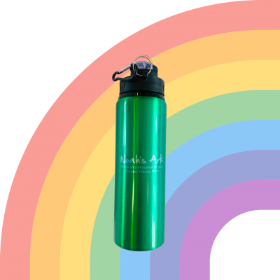 Metal water bottle (green)