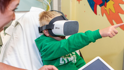 Dr VR technology at Noah's Ark Children's Hospital for Wales thanks to charity supporters